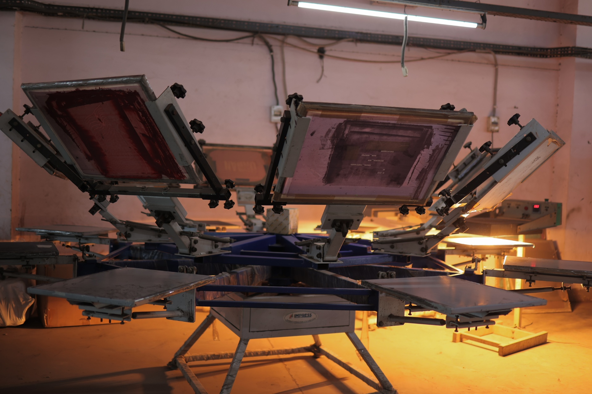 Screen Printing Carousel
